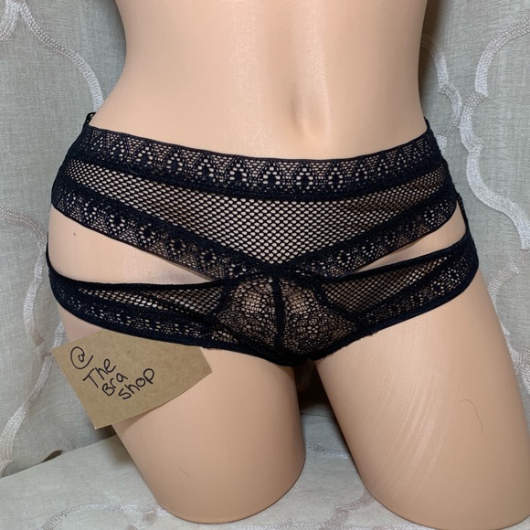 Medium Victoria’s Secret Black Fishnet Panty - Picture 3 of 6